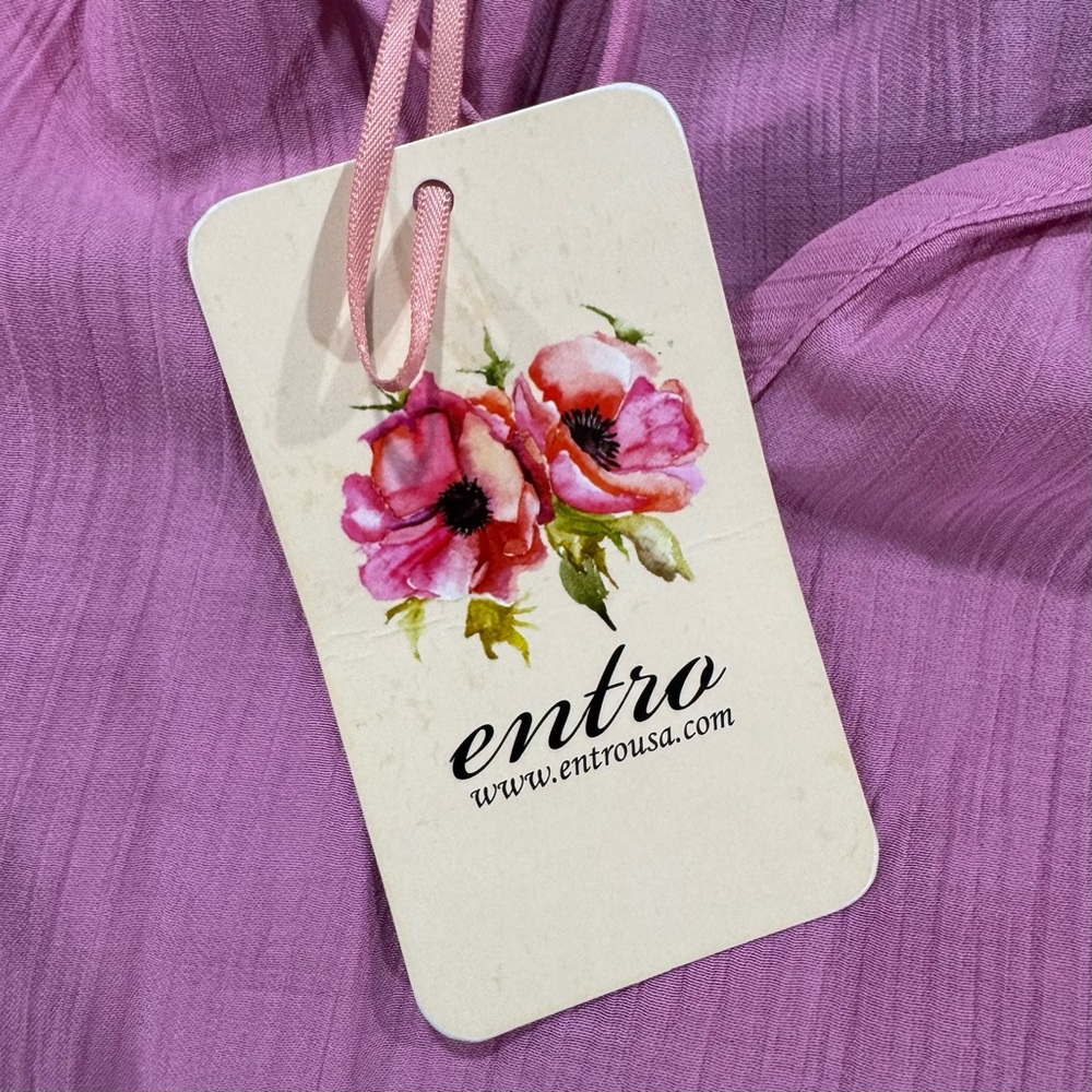 Entro Pink Ruffle Blouse - Picture 7 of 9